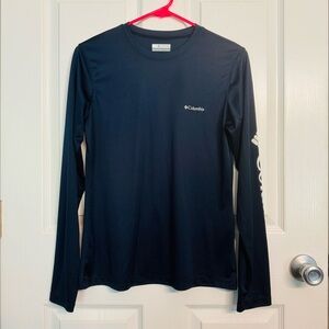 Women’s Gently Used Columbia Navy Blue Sun Shirt Size S
